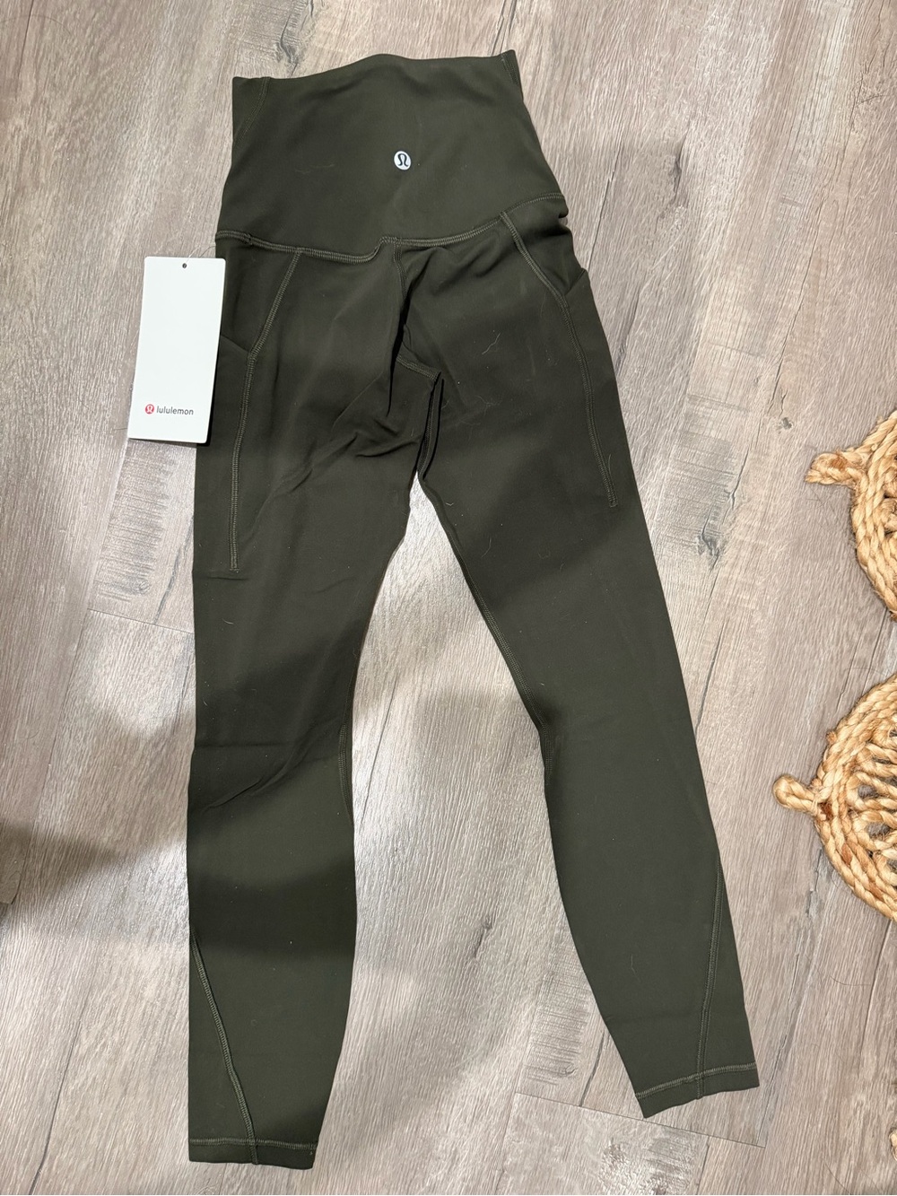 lululemon athletica High-Rise Olive Green Leggings